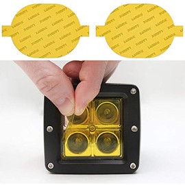 Lamin-x Custom Fit Yellow Oval Fog Light Covers for Dodge RAM 1500 (19-)
