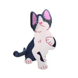 Cute Cow Cat Hair Clips,Novelty Acetate Hair Clip,Small Kitten Claw Clips for Women