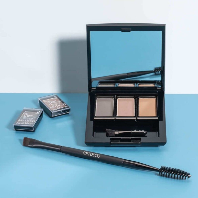 ARTDECO 2 in 1 Brow Perfector, Brow Brush and Brush