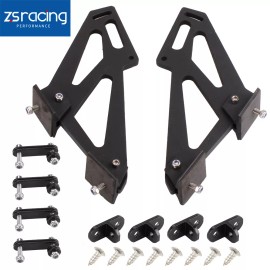 ANNX 7inch Universal Car CNC Rear Wing Trunk Racing Tail Spoiler Legs Mount Brackets