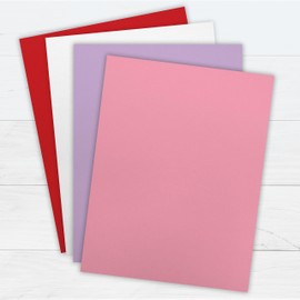 Print Works Printworks Valentine's Day Colored Paper, 4 Assorted Colors, Perfect for Holiday School and Craft Projects, 300 Sheets, 8.5 x 11 (00585)