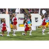 cssopenss 6 Pcs Pom Poms Cheerleading Metal Foil red Pom