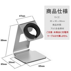 GYOKUYU Charging Stand for Galaxy Watch Ultra/Watch 7/6 Classic/6/5/5 Pro/4/3/Active - Aluminum Alloy Heavy Duty Adjustable Angle Charging Dock Accessories
