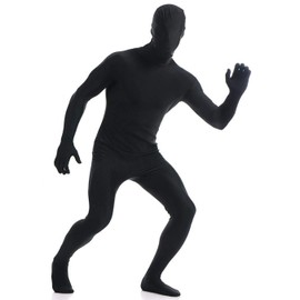 VSVO Full Body Greenman Suit - Lime Green (Black, Large)