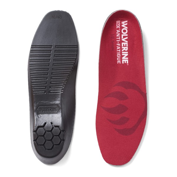 Wolverine 18.5 mm 1-Pack EPX Anti-Fatigue Insole Black 7 D