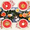 100Pcs Watermelon Party Supplies Watermelon Party Set 7"Sweet Watermelon Plates
