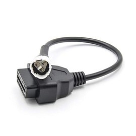 eMoto Solution Universal Motorcycle OBD 3 Pin Cable Motorbike Diagnostic Connector to OBD2 Kline