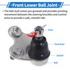 INFINAUTO 2 Pcs Front Lower Ball Joints for Honda Civic