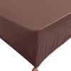 ROOEE Satin Silk Fitted Sheet with Pillowcase Set Breathable Soft