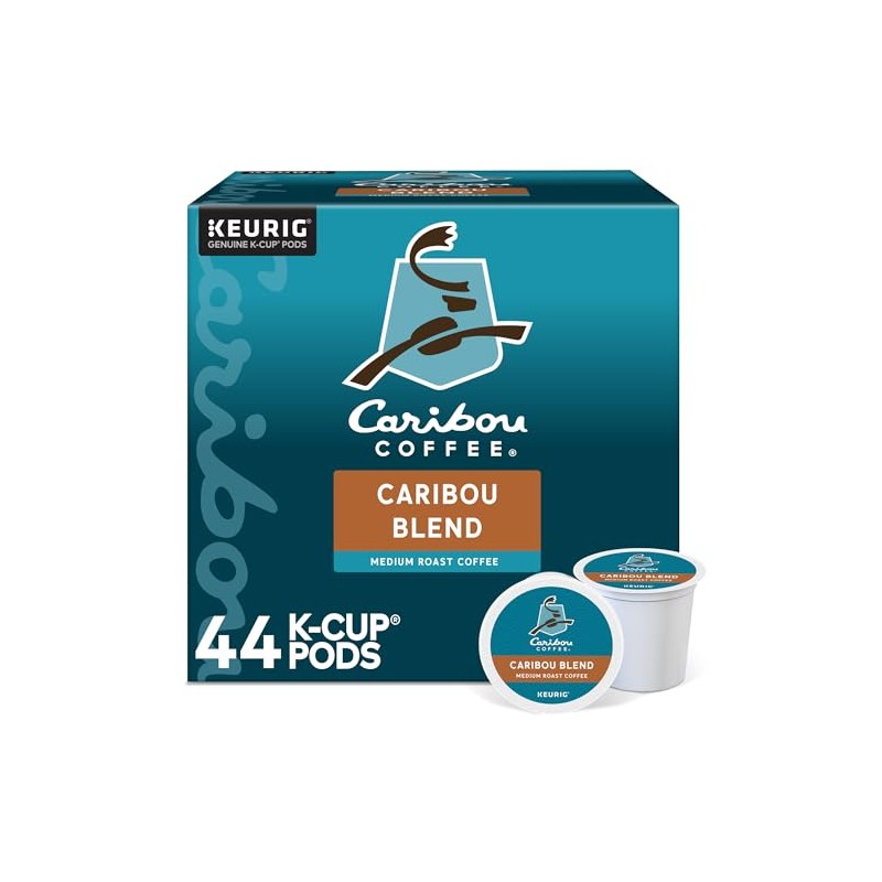 Caribou Coffee Caribou Blend Keurig Single-Serve K-Cup Pod, Medium Roast