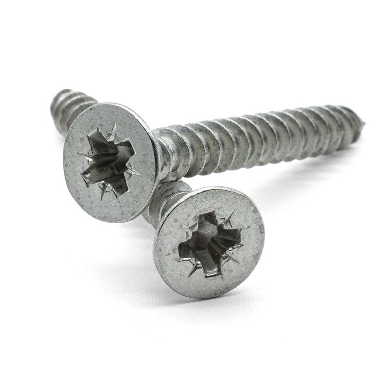 Hippo Hardware No.4 (3mm X 20mm) Pozi Countersunk Fully Threaded