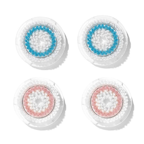 Clarisonic Deep Pore and Radiance Facial Cleansing Brush Head Replacement Set Compatible with Mia 1, Mia 2, Mia Fit, Alpha Fit, Smart Profile Uplift and Alpha Fit X