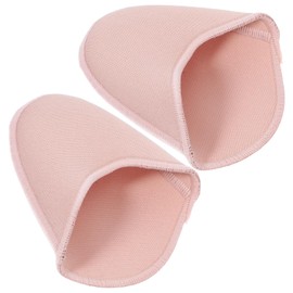 SAFIGLE 1 Pair of Toe Caps：elastic Toe Covers Ballet Protectors Gel Forefoot Cover - Dance Socks for Women, Beige, 10x9.5cm