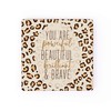 Powerful Beautiful Cheetah 2.75 x 2.75 Wood Inspirational Refrigerator Magnet