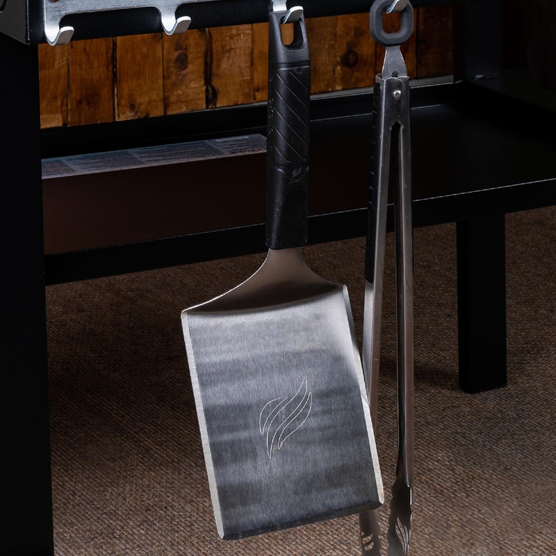BLACKSTONE Hamburger Griddle Spatula – Stainless Steel Metal Flipper for