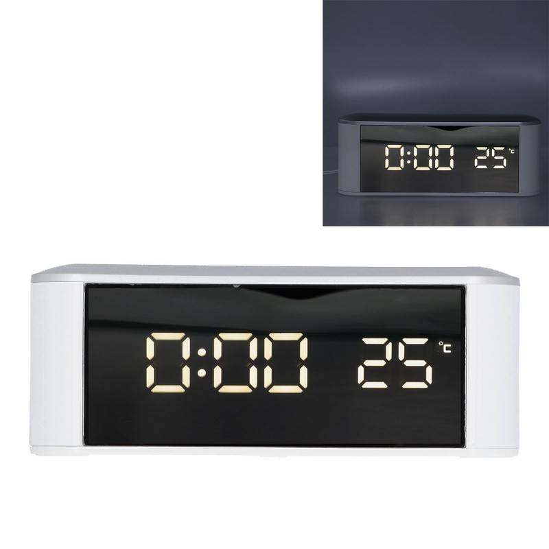 LED Alarm Clock Household Multifunctional Touch Screen Alarm Clock Indoor