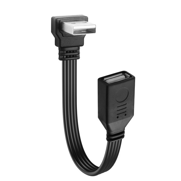 JSADZKJ 90 Degree USB 2.0 Cable USB A Male to