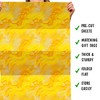 CENTRAL 23 Yellow Wrapping Paper - 6 Sheets Of Gift