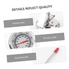 Vaguelly Stainless Steel Thermometer for Grilling BBQ Supplies Accurate Meat