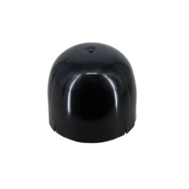 PremiumX Round Mast Cap with Cable Entry Black 38-60 mm Mast Cover up to 18 Cable Holders for Satellite Dish