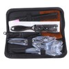 8pcs Haircut Scissors Comb Clip Bangs Thinning Combs Stainless Steel
