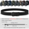 LionVII Elastic Ratchet Belt with Automatic Buckle, Adjustable and Stretchable,