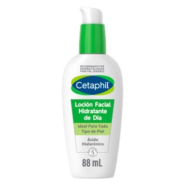 CETAPHIL Loción Facial Hidratante de Día con Ácido Hialurónico 1 pz 88 ml Hidrata con Ácido Hialurónico Recomendada por Dermatólogos para Piel Sensible