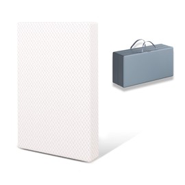 Moonlightfamily 3 inch 38"x26" Mini Crib Mattresses, Waterproof and Removable Cover, Machine Washable, High Density Firm Support Foam, Carry Bag Included, Fits Mini Crib Bed, Indoor & Outdoor Use