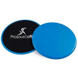 Prosource FitFit Fit Core Sliding Exercise Discs, Dual-Sided Sliders for Use on Any Surface at Home or Gym for Full-Body Workouts, Set of 2