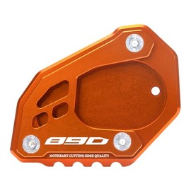 Motorcycle Kickstand Attachment for 890 SMT 2023-2024 Safe Parking Secure Hold Extension Safety when Travelling 890 smt Accessories (Orange)