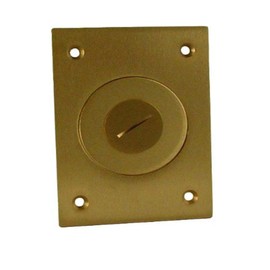 Raco 6289 1-Gang Rectangular Floor Box Cover with Threaded Plug