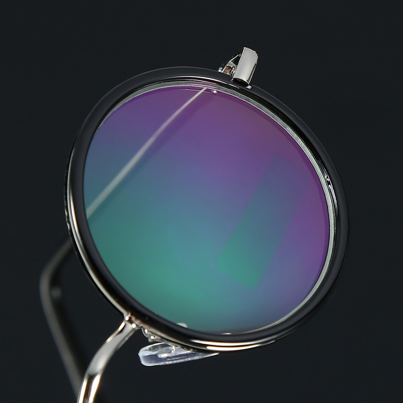Retro Round Resin Lightweight Magnifying Presbyopic Reading Glasses Fatigue Relieve