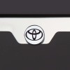 KA Chrome T304 SS License Plate Frame Tag Toyota Black