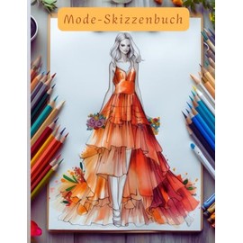 Mode-Skizzenbuch: modische Agenda