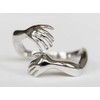 Sovats Women's Hug Ring, Sterling Silver