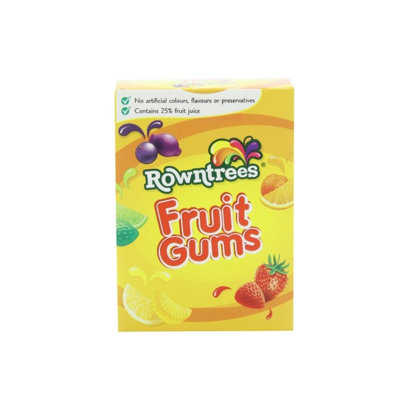 Rowntrees Fruit Gums 120g (Pack of 6)