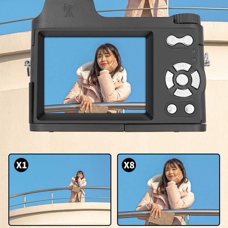 4K Digital Camera 48MP Manual Focusing Retro Anti Slip Pattern