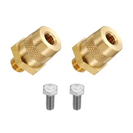 MECCANIXITY 3/8 Inch Battery Terminal Charging Posts Battery Terminal Connector Post Adapter Thread Stud 2 Pcs