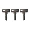 Automotive Authority (3) Club Car DS 1982+ Gas/Electric Golf Cart Key Replacement Ignition Keys