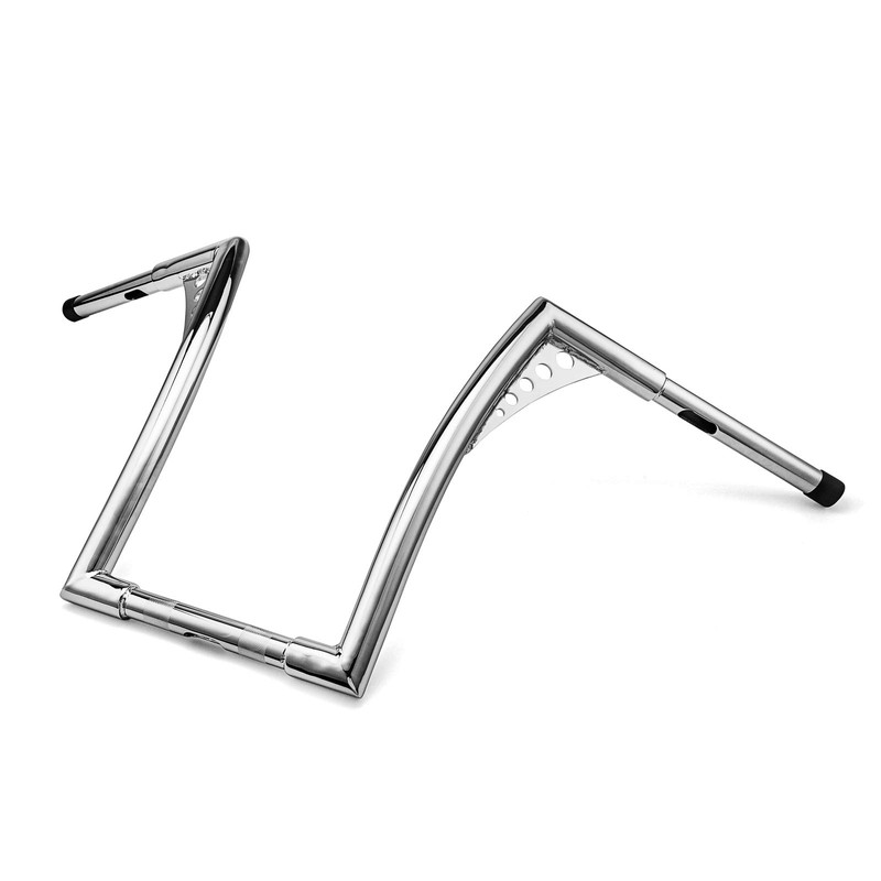 WSays 14" Rise Ape Hangers 1-1/4" Diameter HandleBar Chrome Compatible