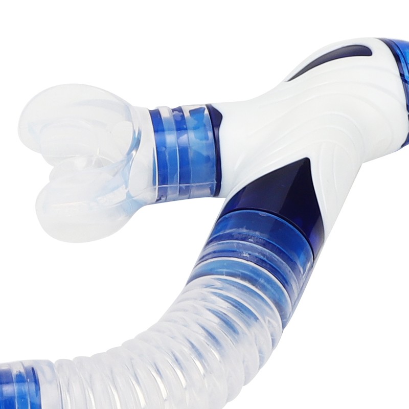 Whale Diving Breathing Tube Hose Professional Dry Underwater Snorkeling EquipmentBlue