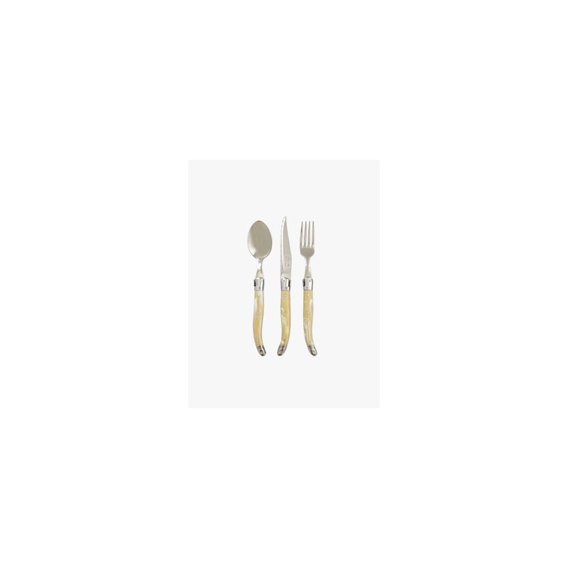 Laguiol tableware marble beige 1 person set (3p) / 라귀올