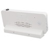 Projection Alarm Clock USB Rechargeable White Light Snooze Function Adjustable