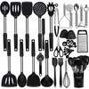 NCUE Kitchen Utensils Set, 35 Pcs Silicone Cooking Utensils Set