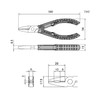 ENGINEER INC. Screw removal pliers GT PZ-58