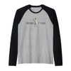 Saddleback Duck Hunting Logo Western Styled Ranch Raglan Baseball Tee