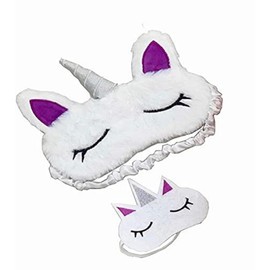 Royalty Essentials Sleep Mask for Kids Matching Girl Unicorn Sleeping Sleep Mask Accessories (Unicorn Mask)
