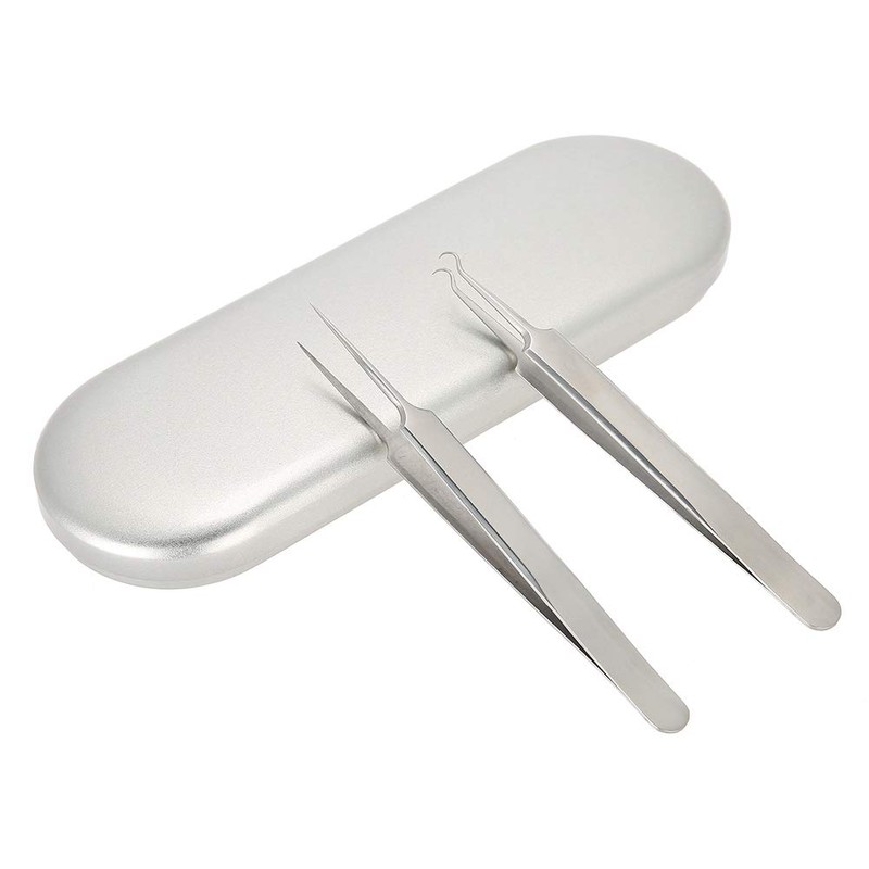 black eyelash tweezer case Storage Box Tweezers Storage Box Tweezers