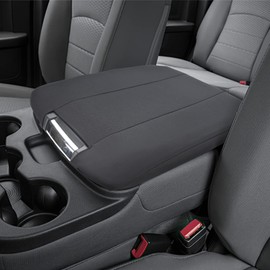 ISSYAUTO Center Console Cover Compatible with 2013-2018 Ram 1500 & 2013-2024 Ram 2500/3500/1500 Classic Model, Only for Jump Seat Console, Customized Armrest Cover Cozy Neoprene Console Cover