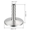 sourcing map 2pcs Stainless Steel 304 KF25 Flange to 8mm